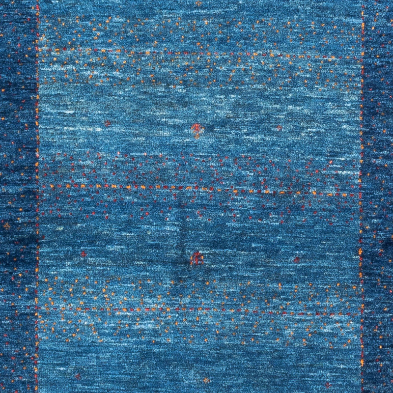 Tapis Gabbeh - Loribaft Persan - 134 x 88 cm - bleu