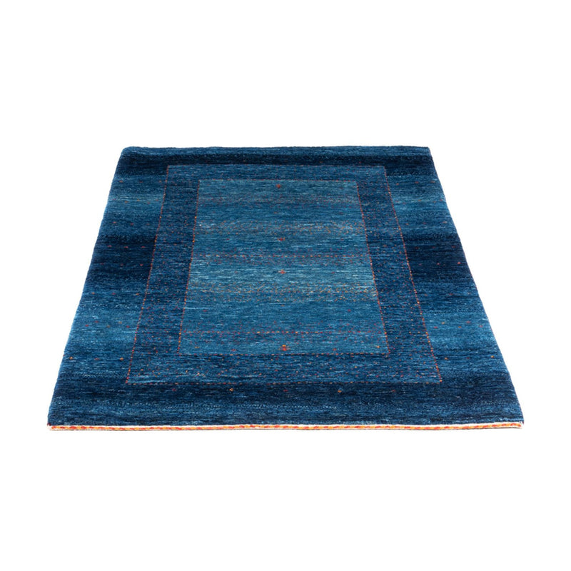Tapis Gabbeh - Loribaft Persan - 134 x 88 cm - bleu
