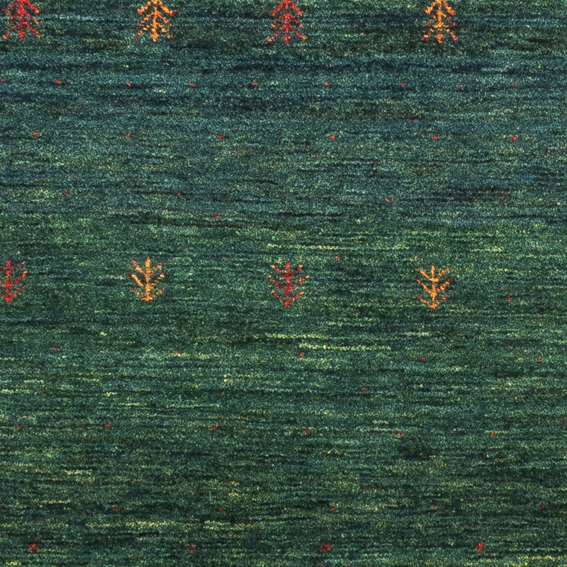 Tapis Gabbeh - Loribaft Persan - 136 x 87 cm - vert