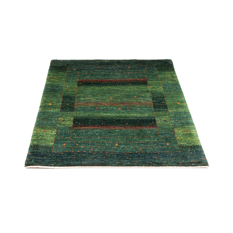 Tapis Gabbeh - Loribaft Persan - 125 x 86 cm - vert