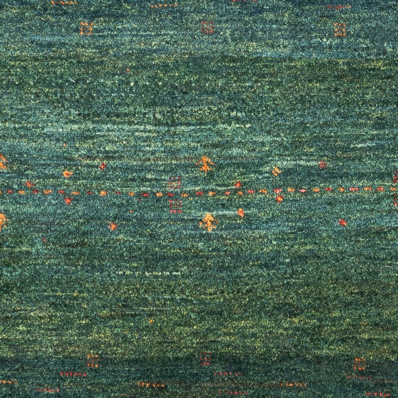 Tapis Gabbeh - Loribaft Persan - 125 x 85 cm - vert