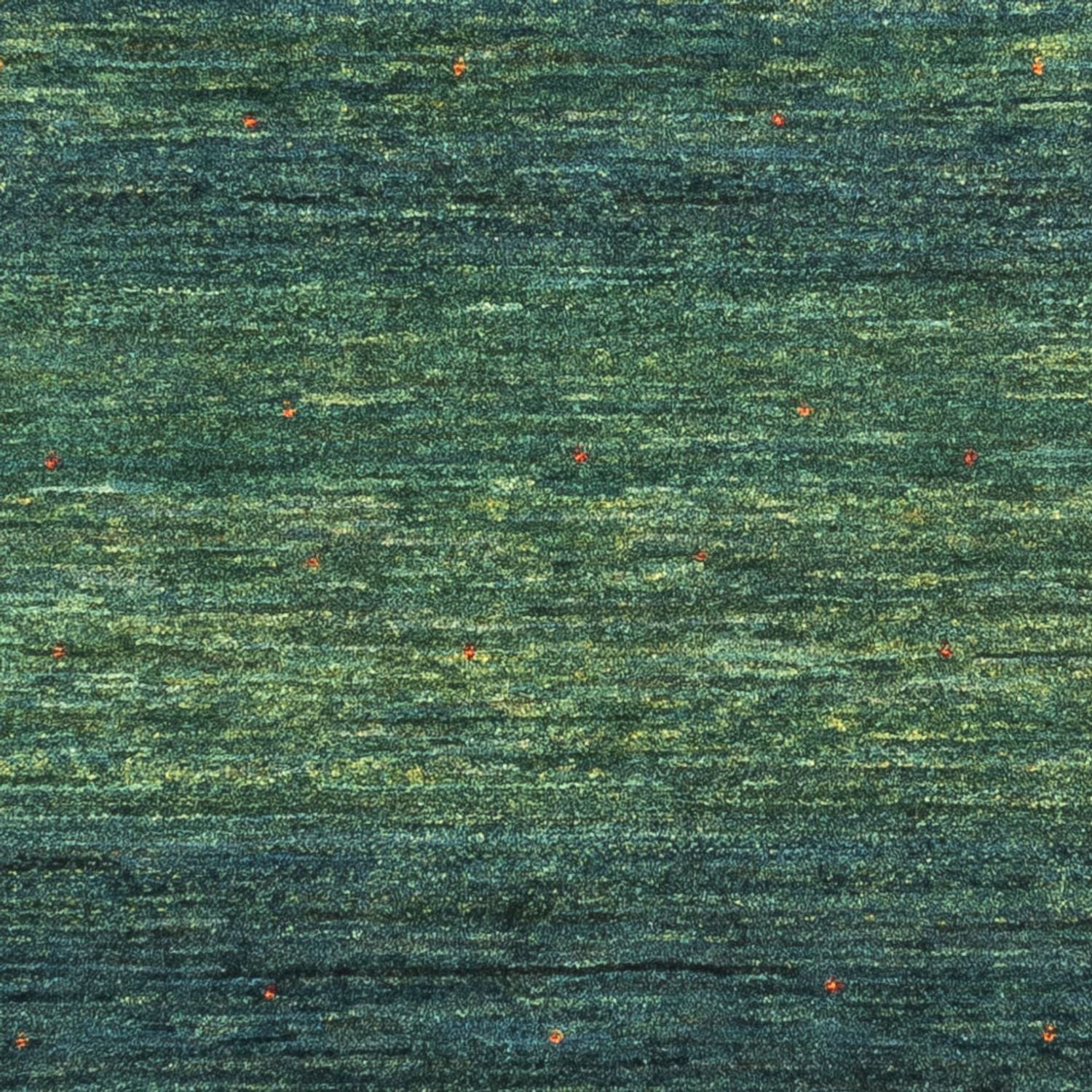 Gabbeh Teppich - Loribaft Perser - 124 x 85 cm - grün