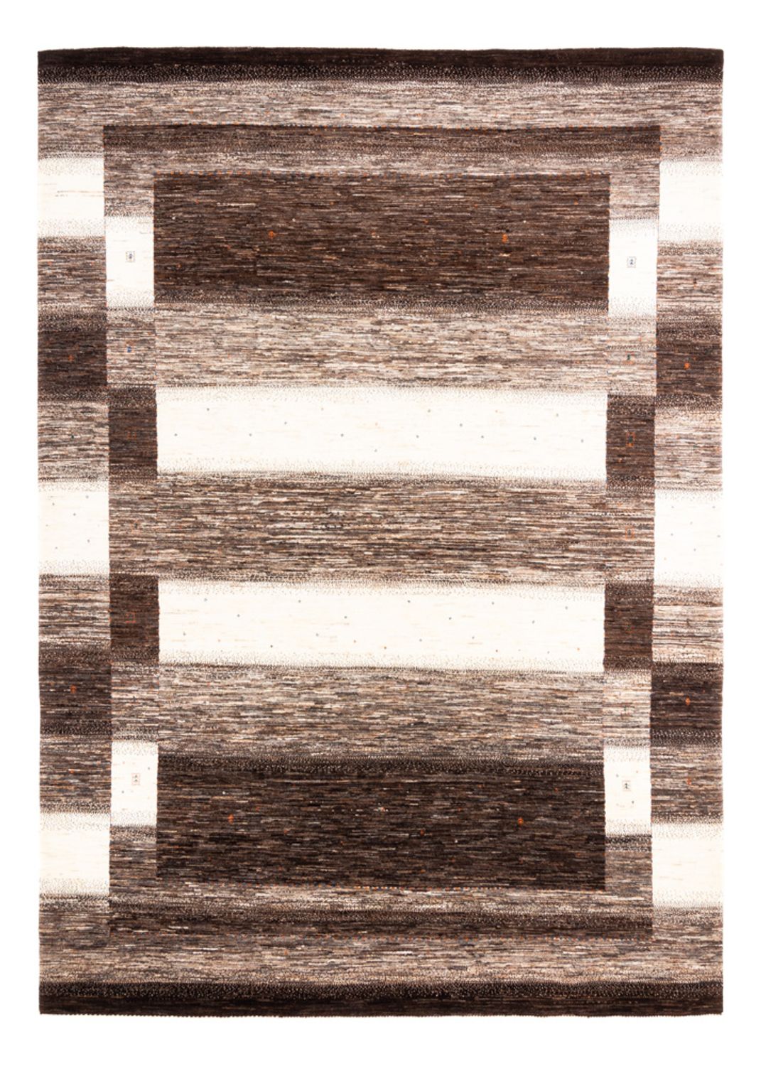 Gabbeh Teppich - Loribaft Perser - 304 x 226 cm - braun