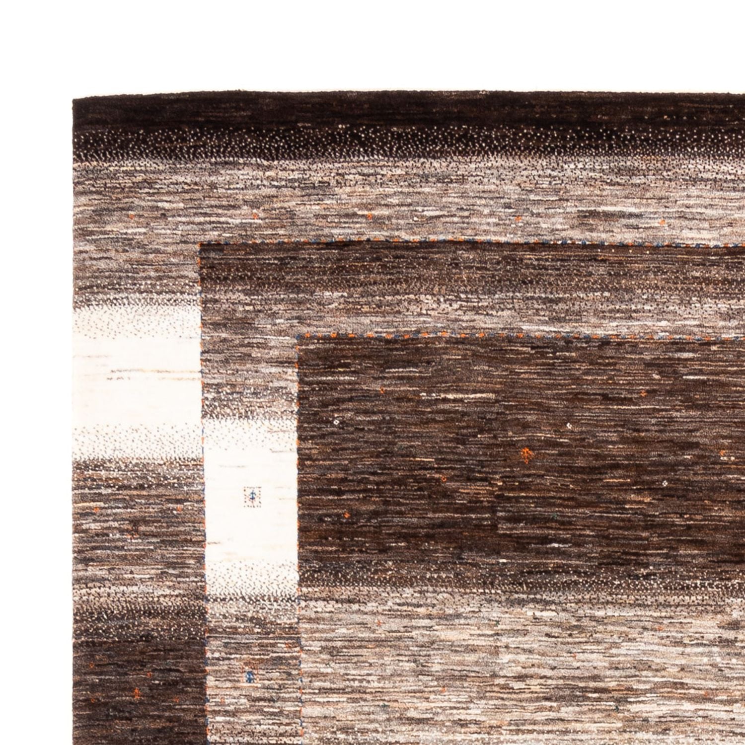 Gabbeh Teppich - Loribaft Perser - 304 x 226 cm - braun
