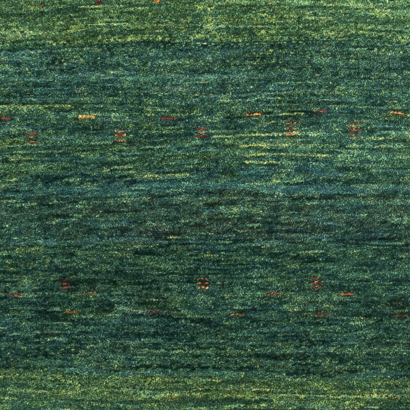 Gabbeh Teppich - Loribaft Perser - 125 x 81 cm - grün