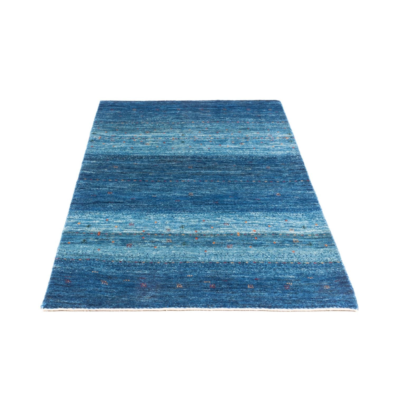 Tapis Gabbeh - Loribaft Persan - 135 x 84 cm - bleu