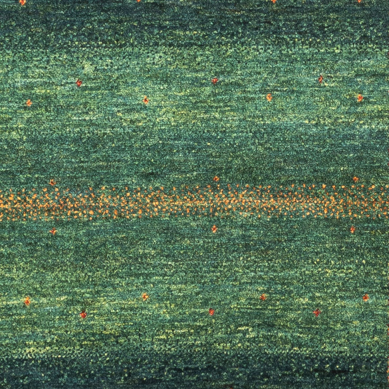 Tapis Gabbeh - Loribaft Persan - 127 x 86 cm - vert