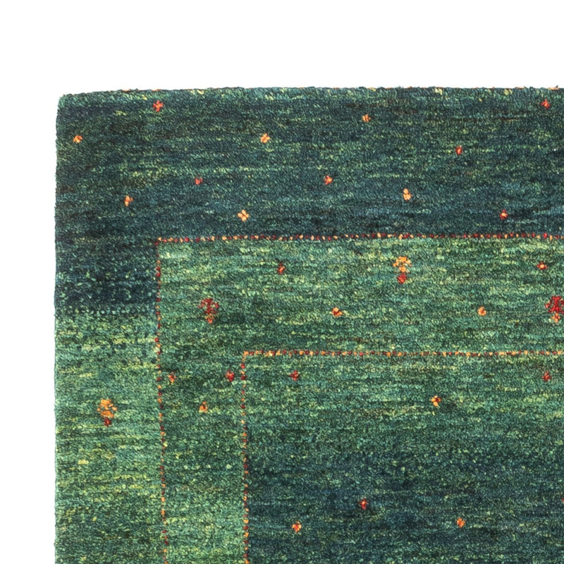 Tapis Gabbeh - Loribaft Persan - 127 x 86 cm - vert