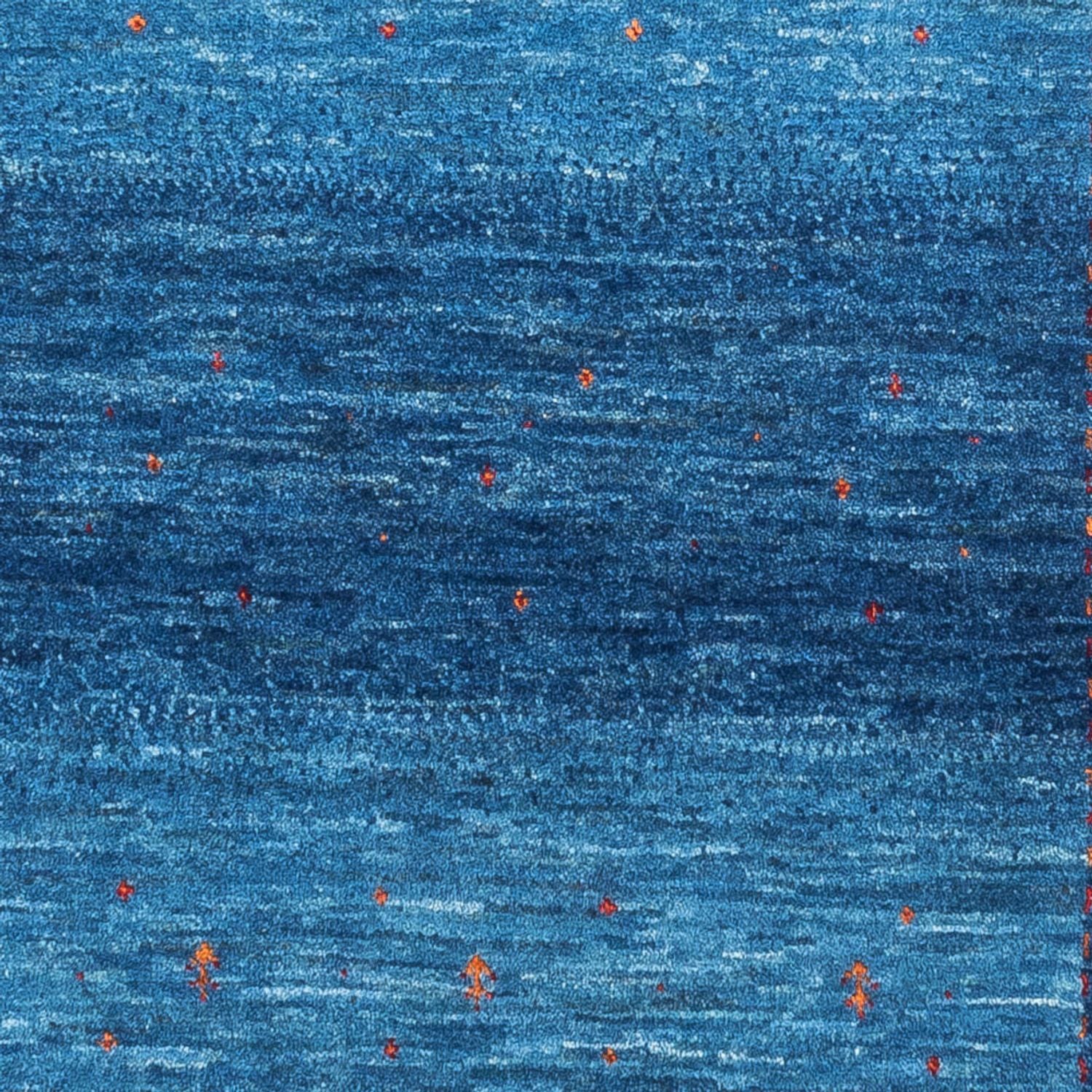 Tapis Gabbeh - Loribaft Persan - 135 x 93 cm - bleu