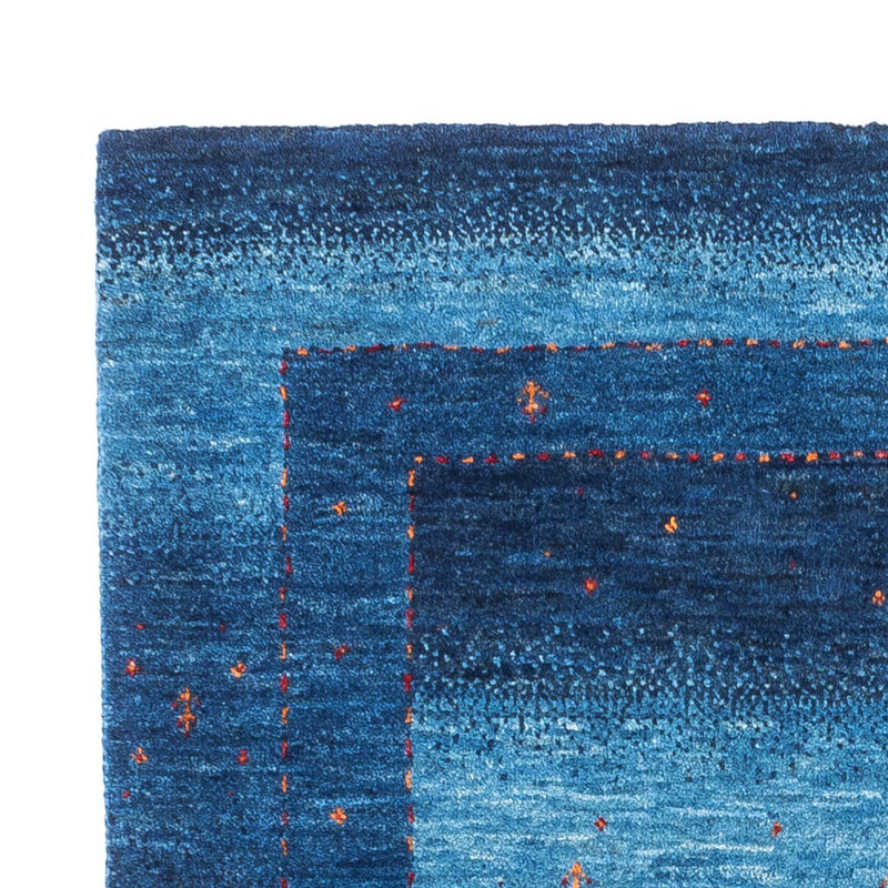 Tapis Gabbeh - Loribaft Persan - 135 x 93 cm - bleu