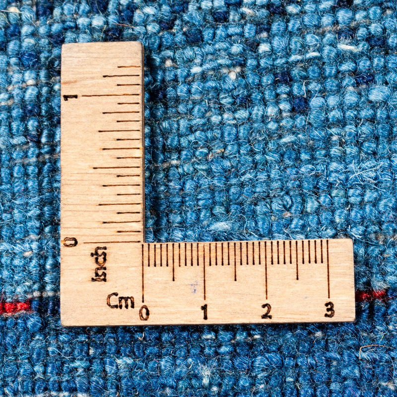 Tapis Gabbeh - Loribaft Persan - 135 x 93 cm - bleu