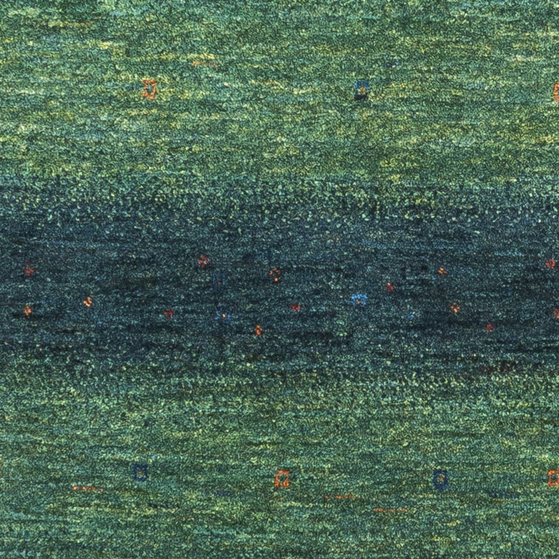 Tapis Gabbeh - Loribaft Persan - 107 x 78 cm - vert