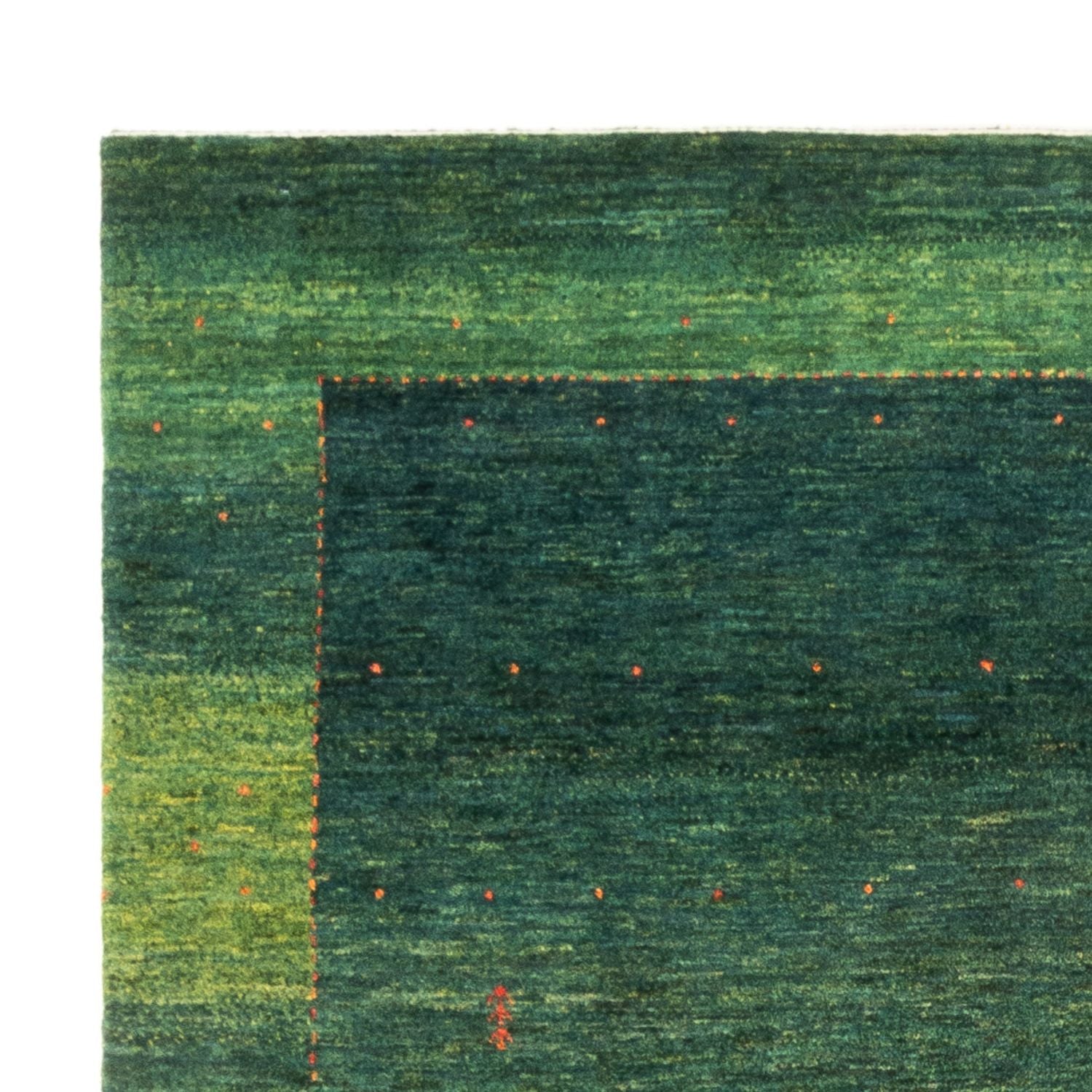 Tapis Gabbeh - Loribaft Persan - 229 x 170 cm - vert