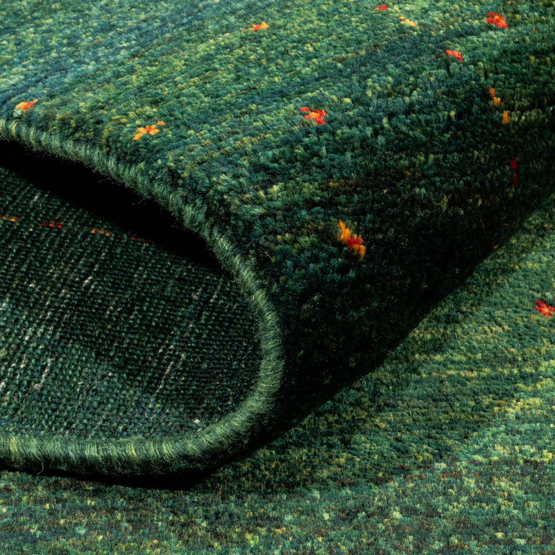 Tapis Gabbeh - Loribaft Persan - 183 x 105 cm - vert