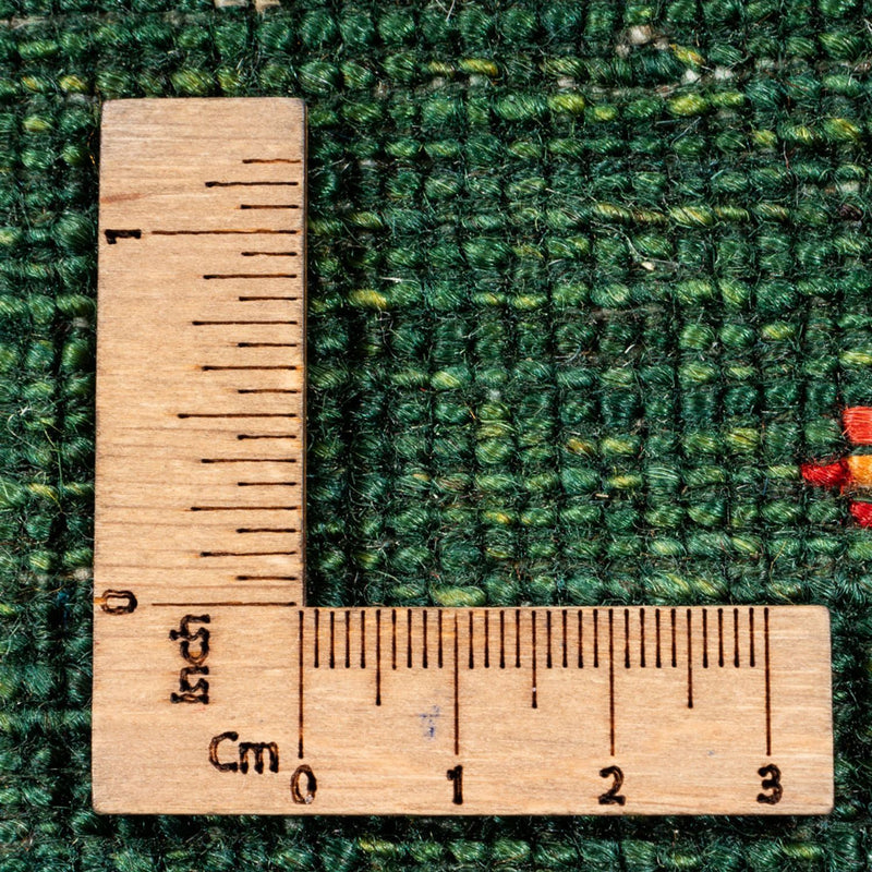 Tapis Gabbeh - Loribaft Persan - 183 x 105 cm - vert