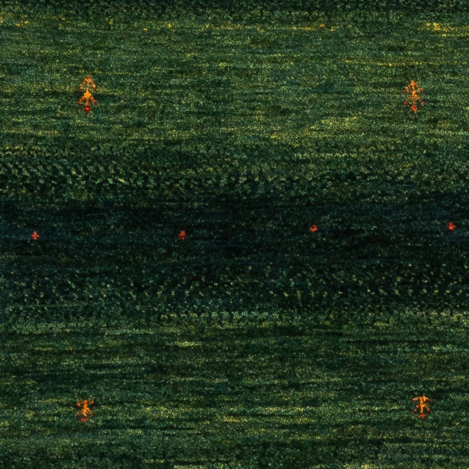 Gabbeh Teppich - Loribaft Perser - 178 x 113 cm - grün