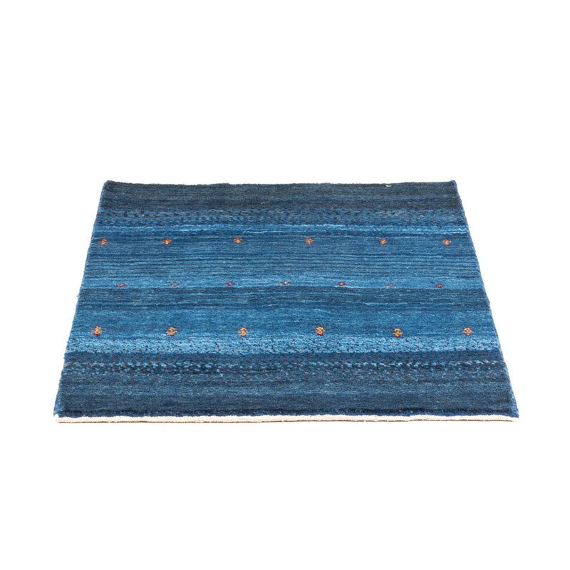 Tapis Gabbeh - Loribaft Persan - 60 x 55 cm - bleu