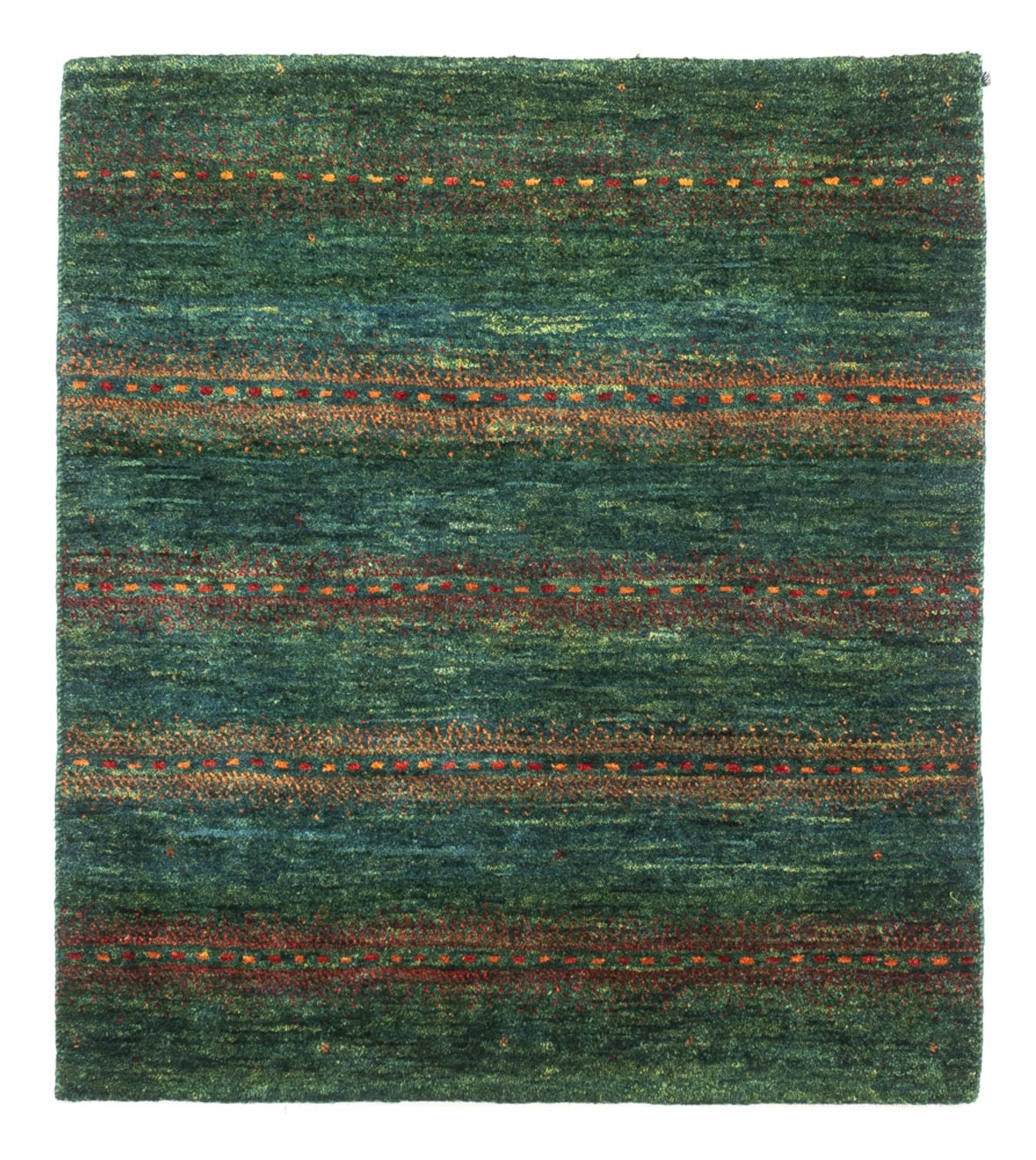 Gabbeh Teppich - Loribaft Perser - 101 x 91 cm - mehrfarbig