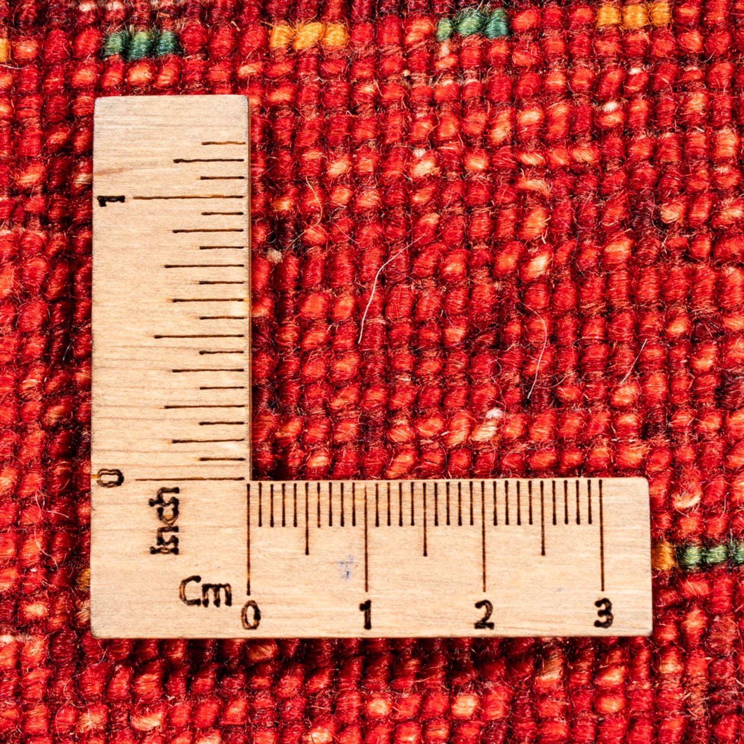 Tapis Gabbeh - Loribaft Persan - 117 x 75 cm - rouge