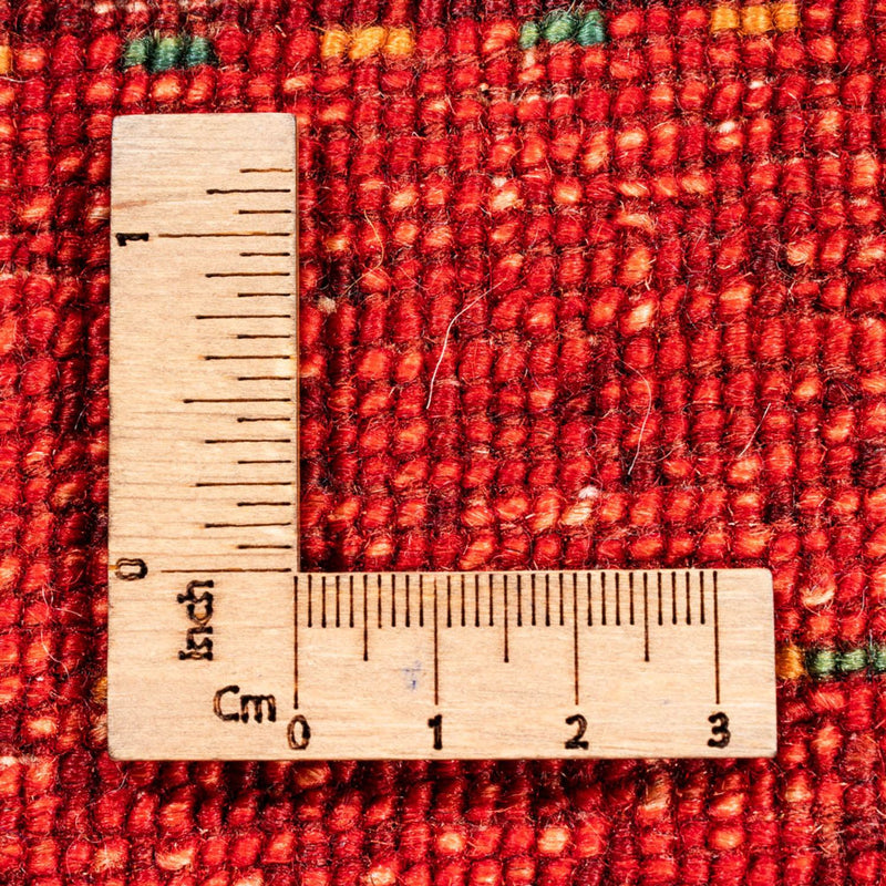 Tapis Gabbeh - Loribaft Persan - 117 x 75 cm - rouge