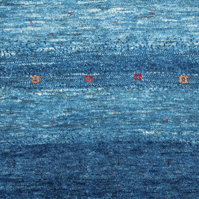 Tapis Gabbeh - Loribaft Persan - 108 x 88 cm - bleu