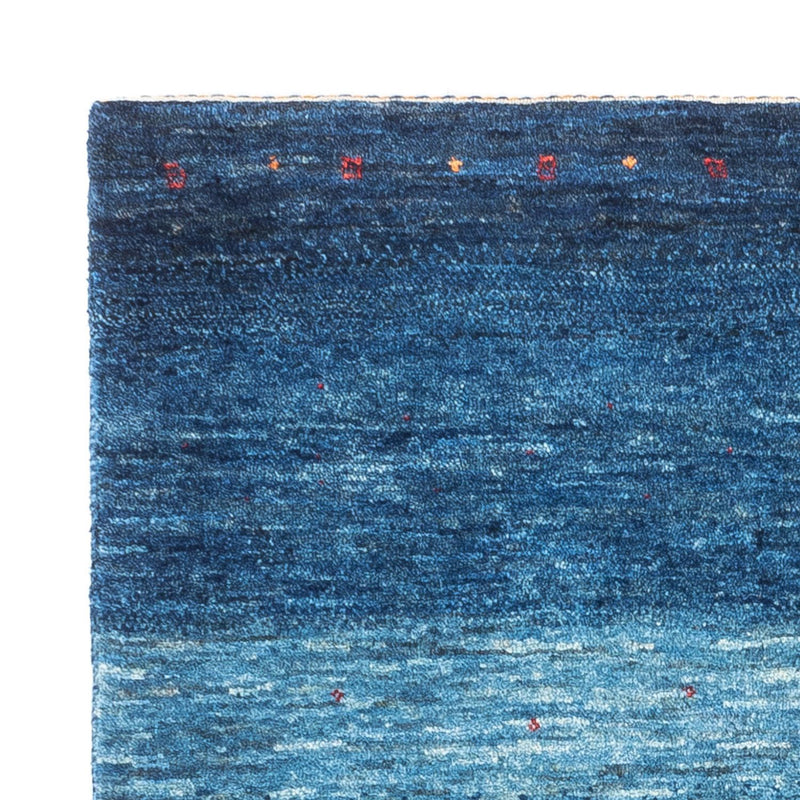 Tapis Gabbeh - Loribaft Persan - 108 x 88 cm - bleu