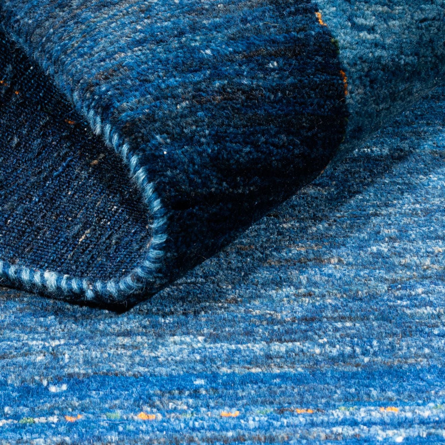 Tapis Gabbeh - Loribaft Persan - 141 x 101 cm - bleu