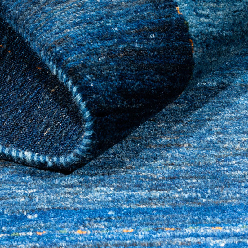 Tapis Gabbeh - Loribaft Persan - 141 x 101 cm - bleu