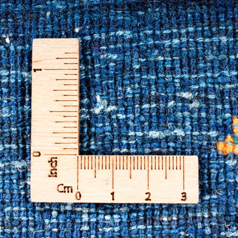Tapis Gabbeh - Loribaft Persan - 141 x 101 cm - bleu