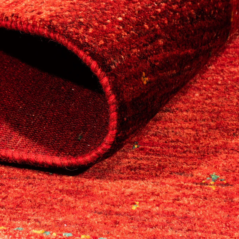 Tapis Gabbeh - Loribaft Persan - 174 x 115 cm - rouge