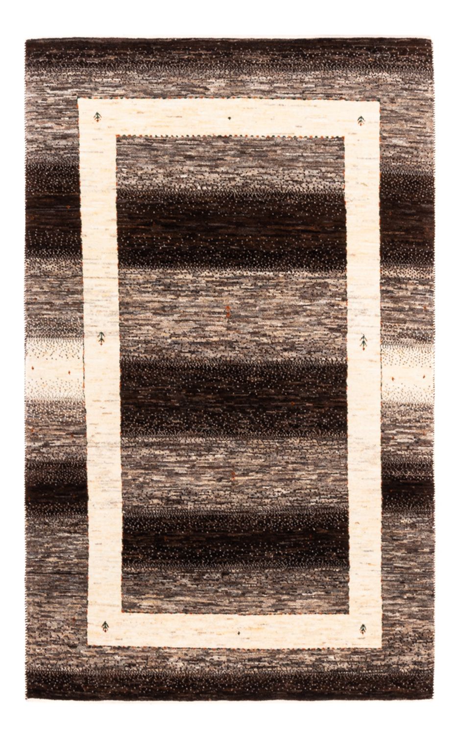 Gabbeh Teppich - Loribaft Perser - 173 x 111 cm - grau