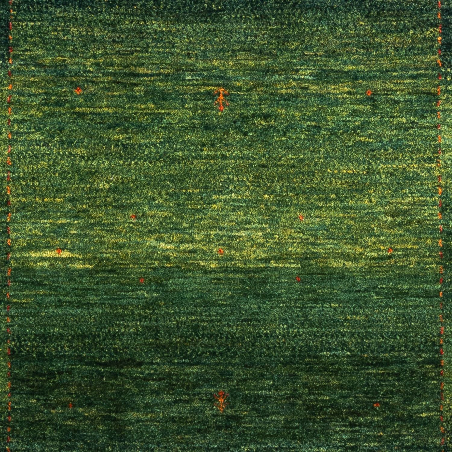 Tapis Gabbeh - Loribaft Persan - 182 x 128 cm - vert
