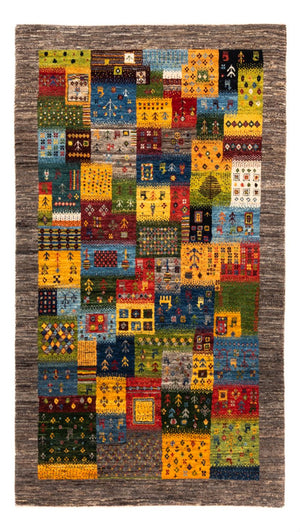 Tapis Gabbeh - Loribaft Persan - Royal - 188 x 109 cm - multicolore