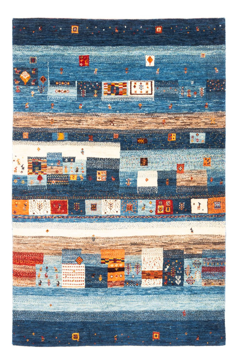 Tapis Gabbeh - Loribaft Persan - Royal - 180 x 123 cm - multicolore