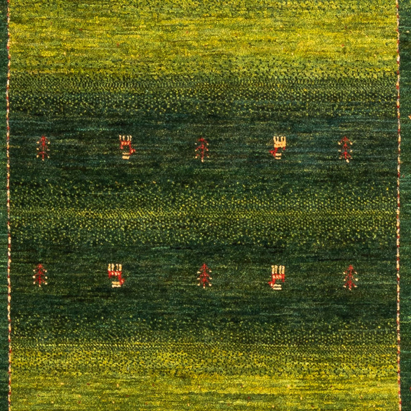 Tapis Gabbeh - Loribaft Persan - 176 x 120 cm - vert