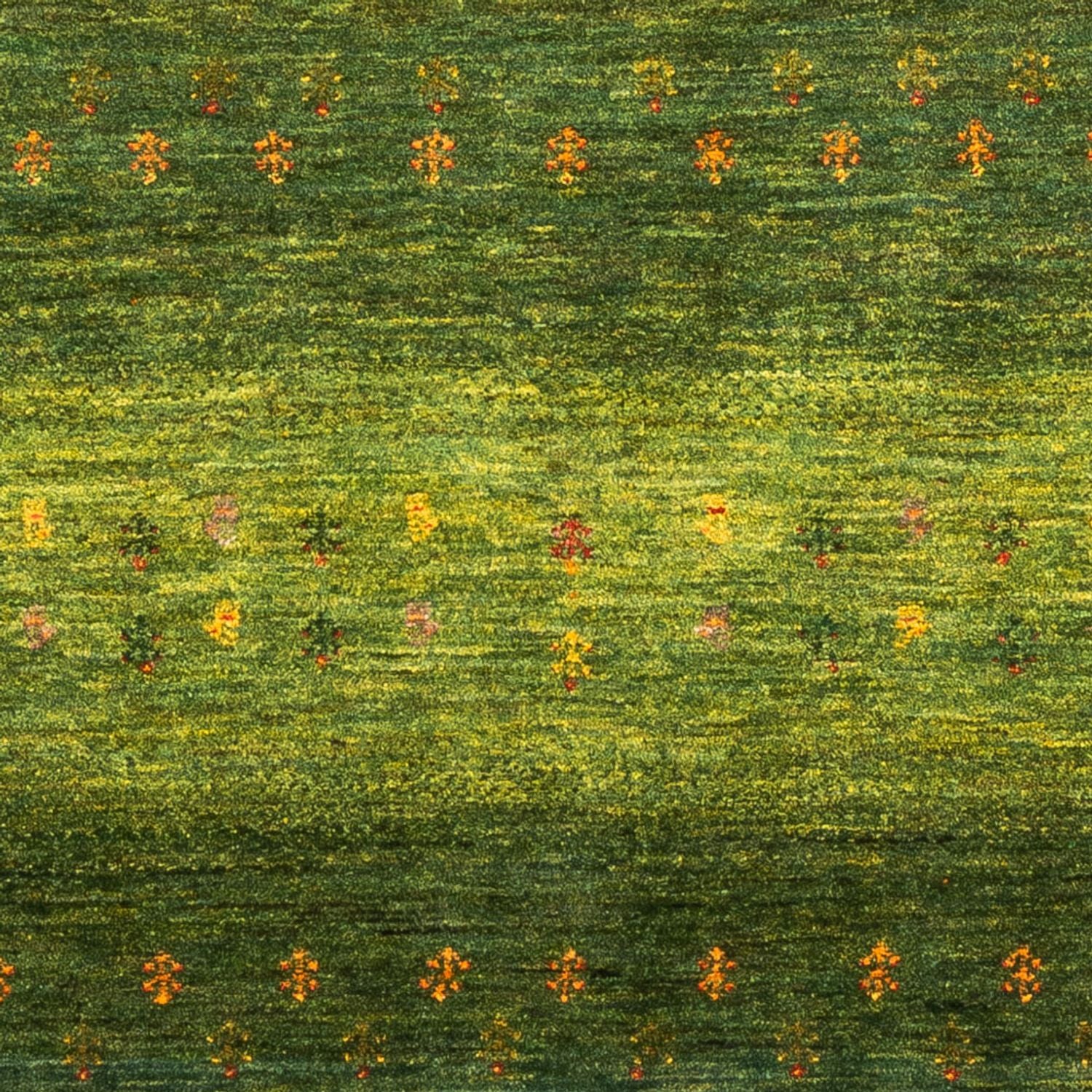 Tapis Gabbeh - Loribaft Persan - 175 x 123 cm - vert