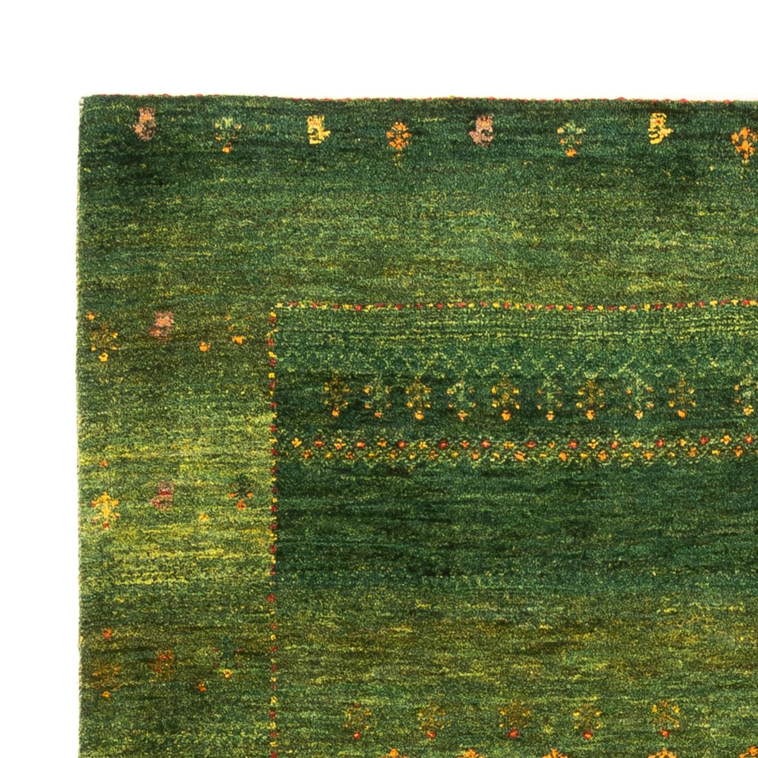 Tapis Gabbeh - Loribaft Persan - 175 x 123 cm - vert