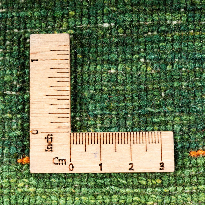 Tapis Gabbeh - Loribaft Persan - 192 x 126 cm - vert