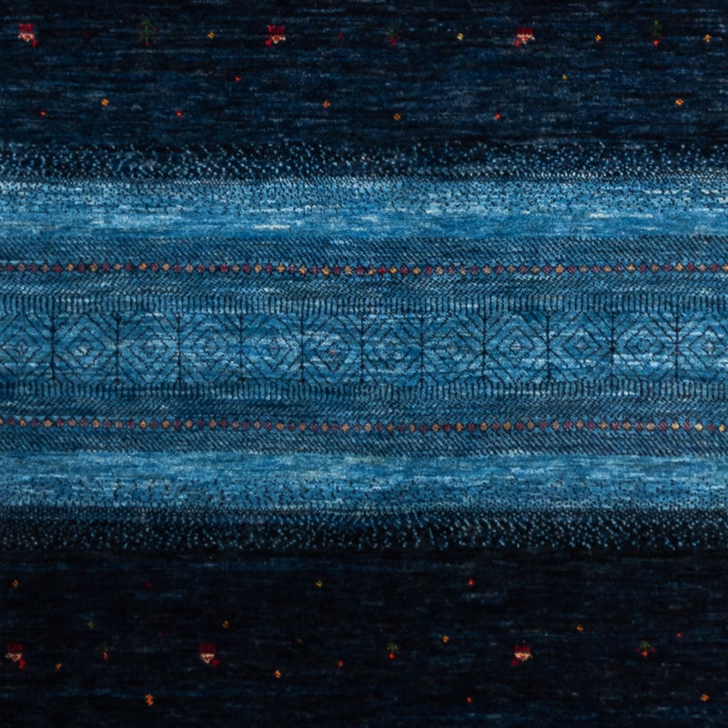 Gabbeh Teppich - Loribaft Perser - 256 x 180 cm - blau
