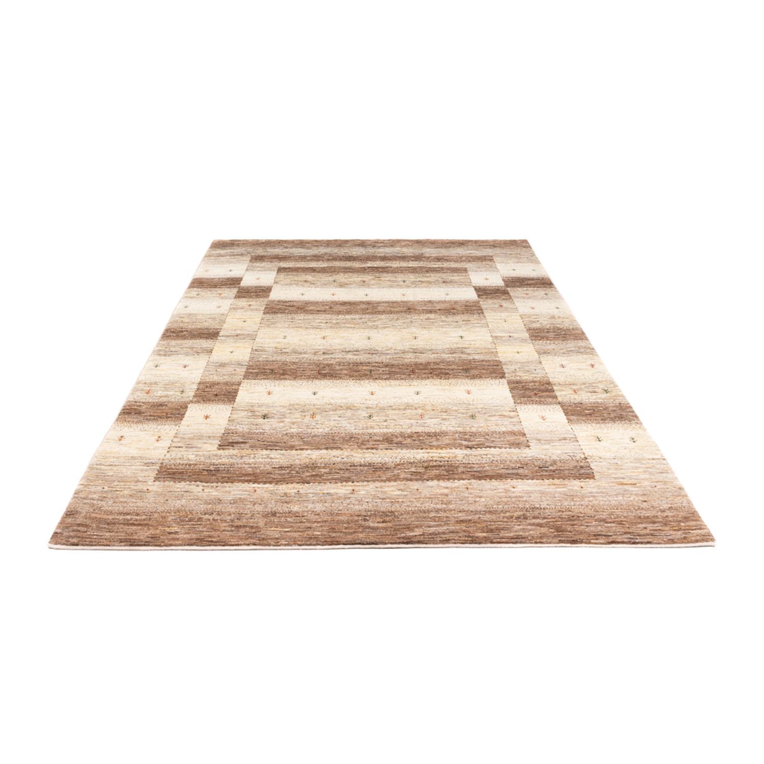 Gabbeh Teppich - Loribaft Perser - 248 x 172 cm - natur
