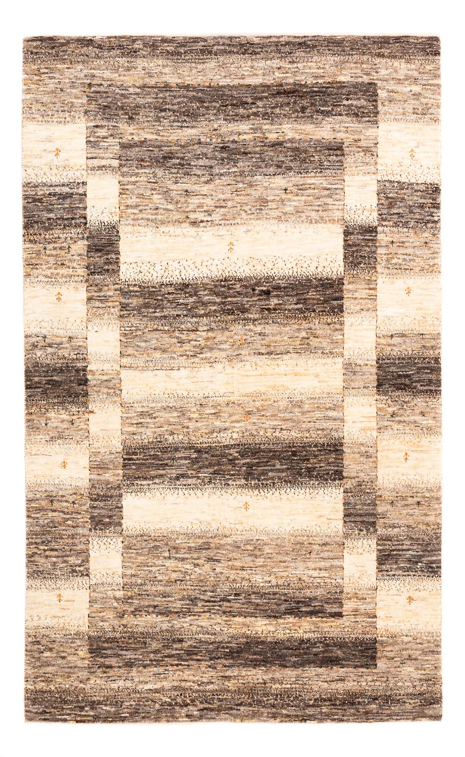 Gabbeh Teppich - Loribaft Perser - 196 x 124 cm - natur