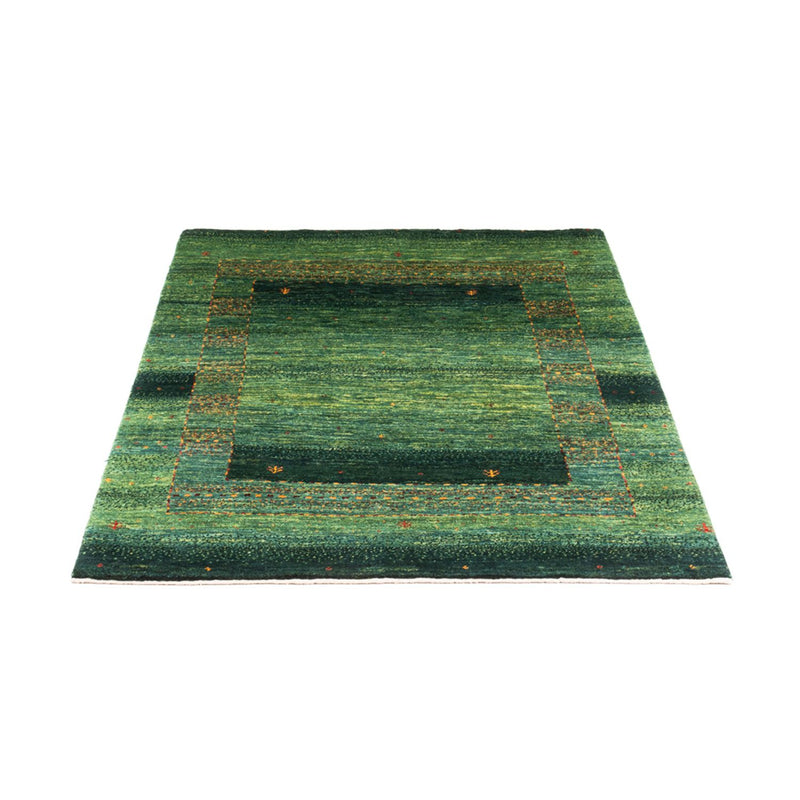 Gabbeh Teppich - Loribaft Perser - 145 x 100 cm - grün