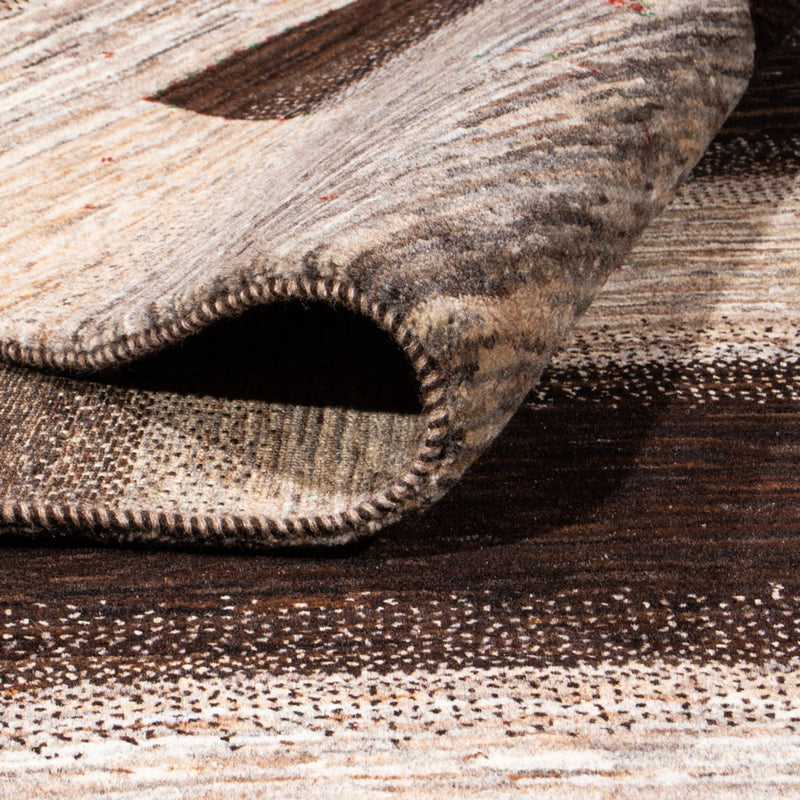 Tapis Gabbeh - Loribaft Persan - 311 x 208 cm - marron
