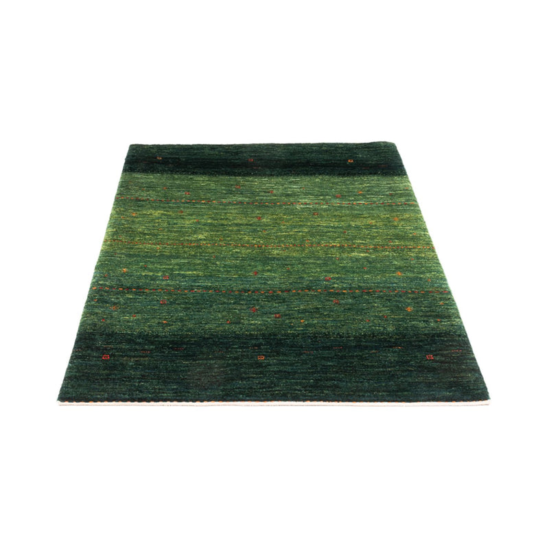 Tapis Gabbeh - Loribaft Persan - 132 x 90 cm - vert