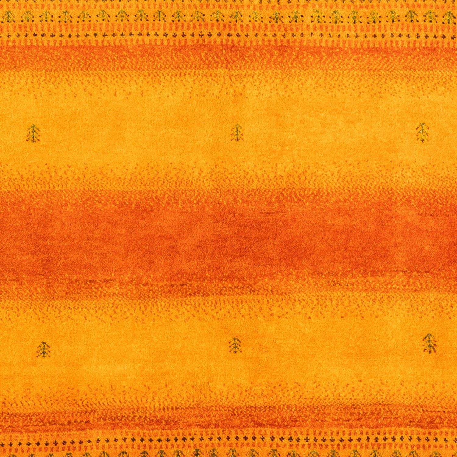 Gabbeh Teppich - Loribaft Perser - 200 x 154 cm - gold