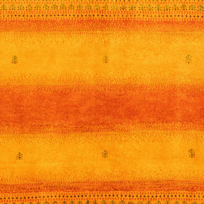 Gabbeh Teppich - Loribaft Perser - 200 x 154 cm - gold