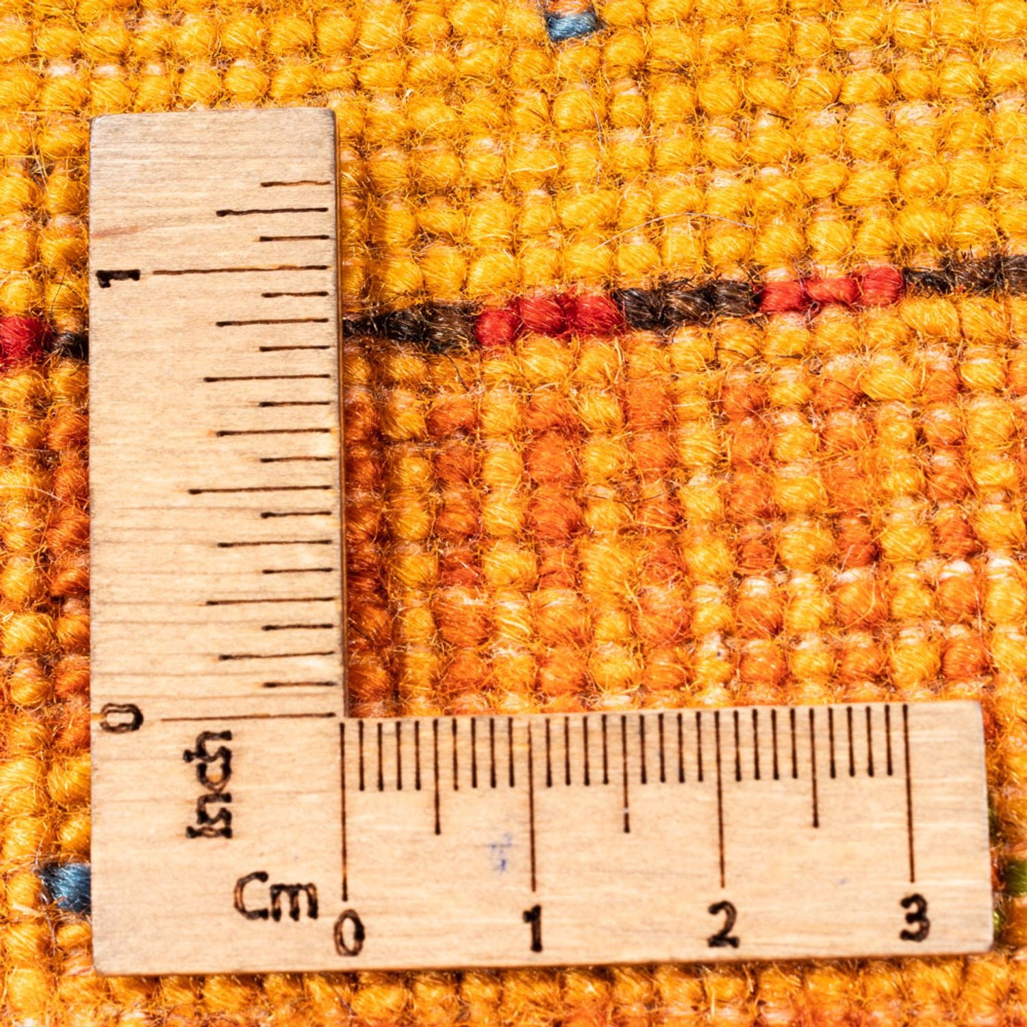 Gabbeh Teppich - Loribaft Perser - 200 x 154 cm - gold
