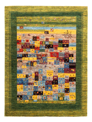Gabbeh Teppich - Loribaft Perser - Royal - 196 x 148 cm - grün
