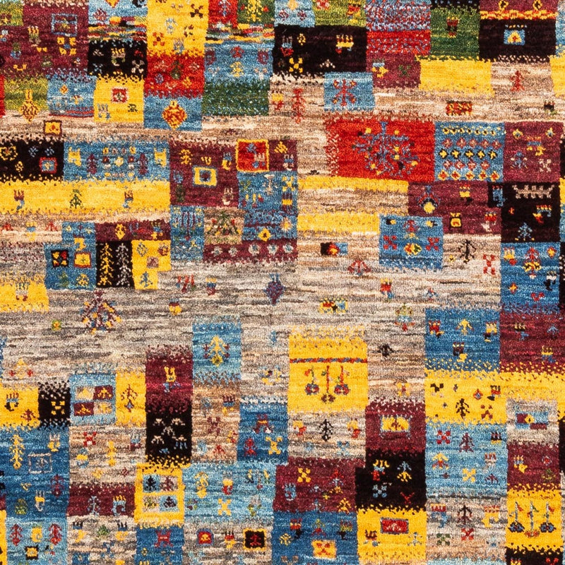 Gabbeh Teppich - Loribaft Perser - Royal - 196 x 148 cm - grün
