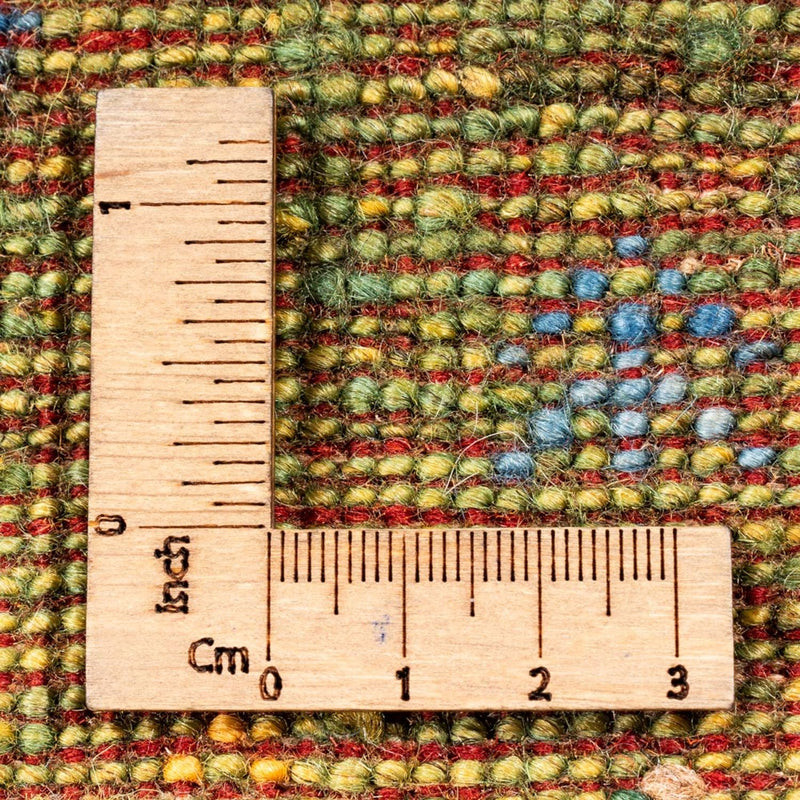 Gabbeh Teppich - Loribaft Perser - Royal - 196 x 148 cm - grün
